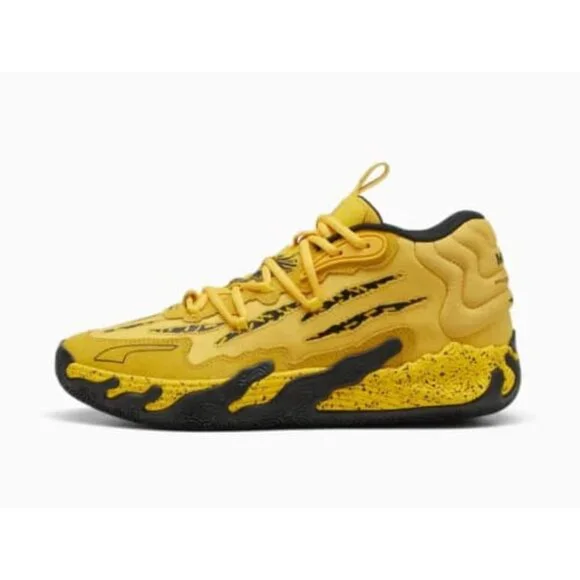 Puma Porsche x MB.03 Mens Basketball Shoes Yellow 309847-01 NEW Multi Sz - Picture 4 of 7